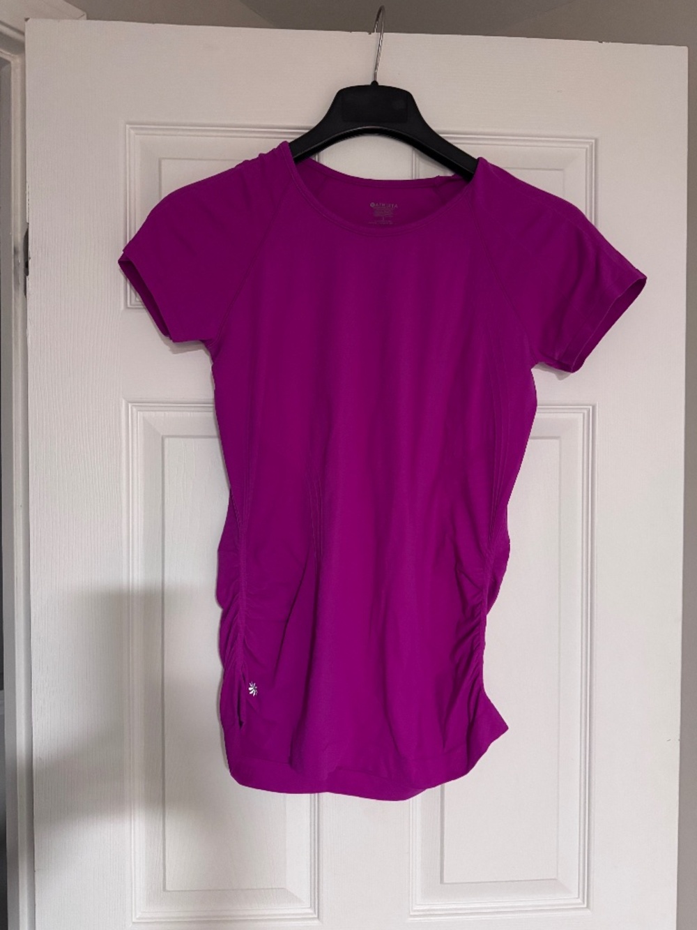 Athleta size L purple active t-shirt